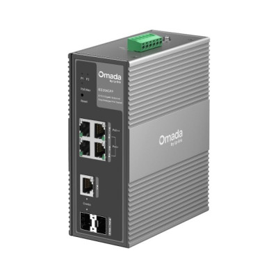 IES206GPP SW INDUSTRIAL 4Px1G PoE 120W +1xSFP/1x1G 1XSFP OMA