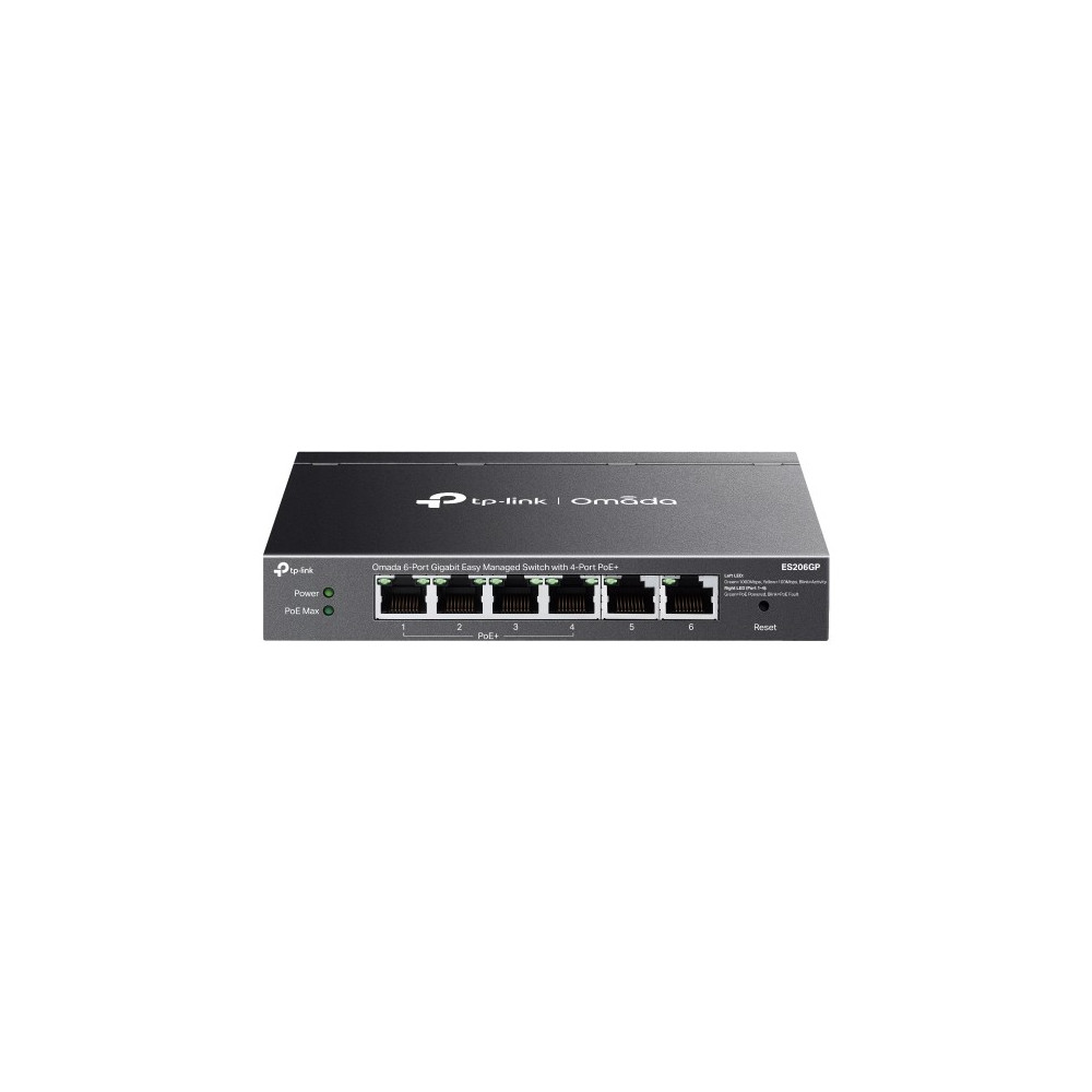 TP-Link ES206GP Switch 6 Portas Gigabit 4 PoE+ 65W