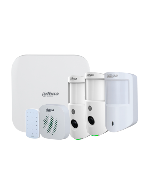 Kit Alarme Dahua ART-ARC3800H-03-FW2 – Central Hub LAN/WiFi/4G com 2 PIR-CAM