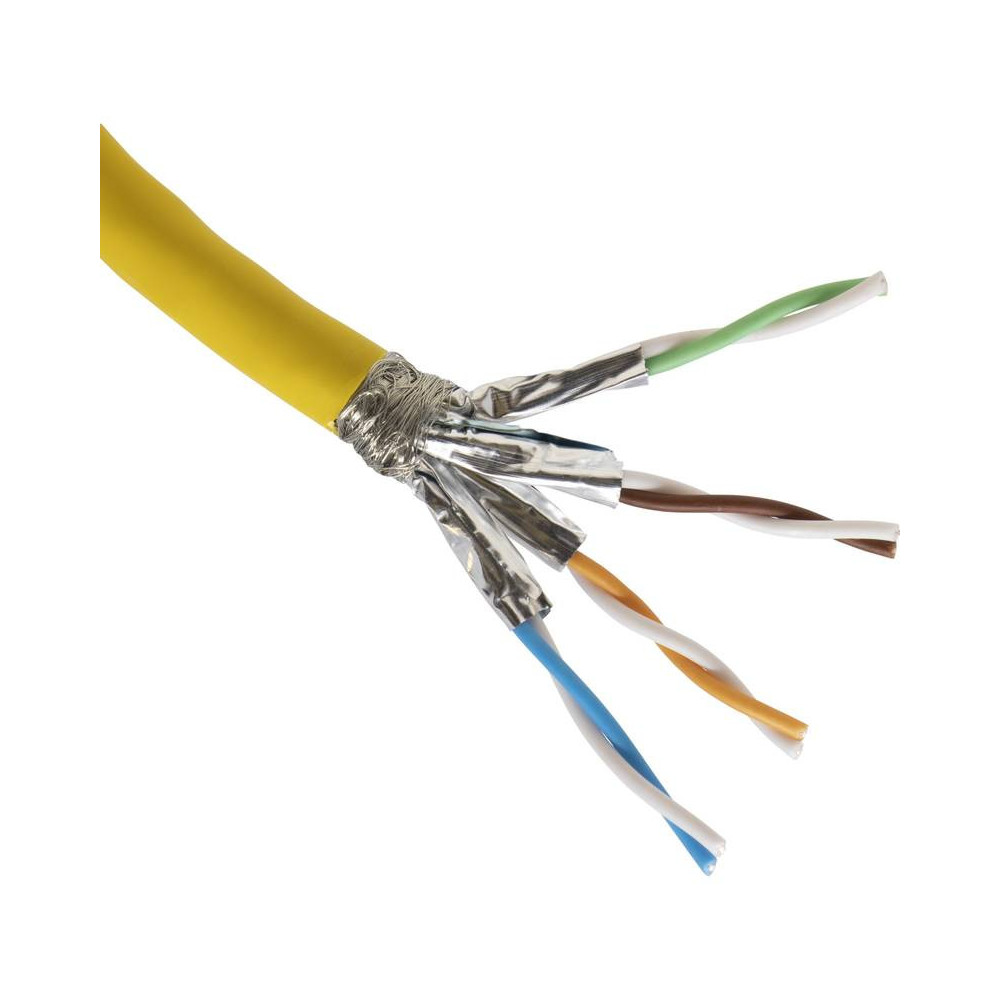 Excel Cabo Cat7a S/FTP LS0H 500m Amarelo 23AWG