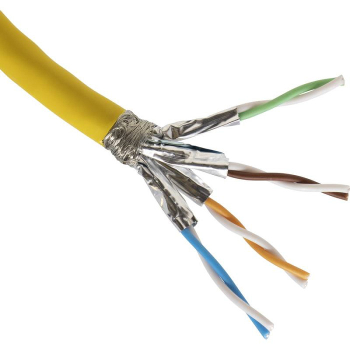 Excel Cabo Cat7a S/FTP LS0H 500m Amarelo 23AWG